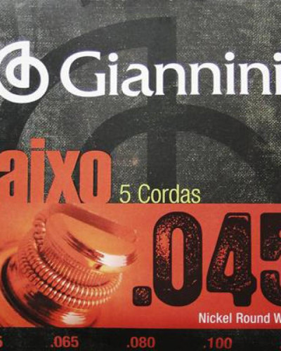 Detalhes do produto ENCORDOAMENTO GIANNINI BAIXO 5 CORDAS 045
